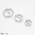 3pcs/Set di Stampi per Biscotti in Acciaio Inossidabile – Creativi e Pratici!